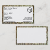 長方形 – 樹皮03 名刺 (正面/裏面)