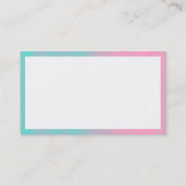 長方形 – 石けんサンドイッチ 名刺 (裏面)