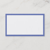 長方形 – 青いスタッコ 名刺 (裏面)