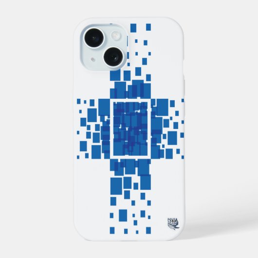 長方形 iPhone 15ケース (裏面)