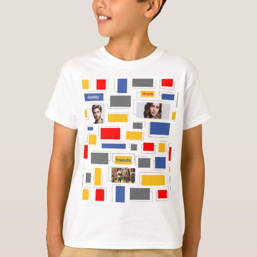 長方形 Tシャツ (正面)