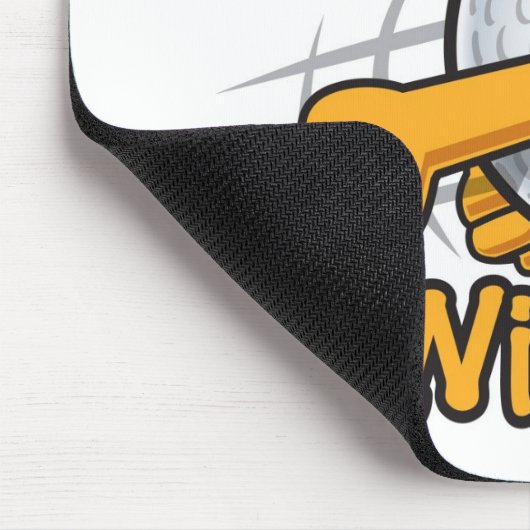 長時間のドライブの勝者の穴の入賞したゴルフトーナメント マウスパッド (コーナー)