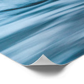 長時間露光の波 ポスター (角)