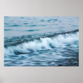長時間露光の波 ポスター (正面)