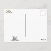 長時間、はがき表示なし ポストカード (裏面)