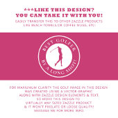 長最高のいショットのレディースピンクのゴルファーモノグラムの ゴルフタオル