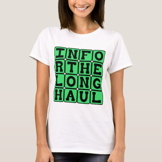 長期にわたってコミット Tシャツ (正面)