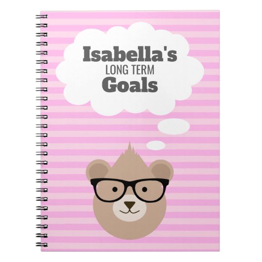 長期ゴール ノートブック (正面)