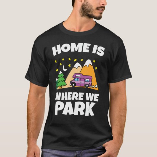 長期モーターホームキャンパー Tシャツ (正面)
