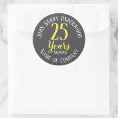 長期勤続又は退職 ラウンドシール (バッグ)