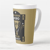 長期勤続20年 カフェラテマグ (右アングル)