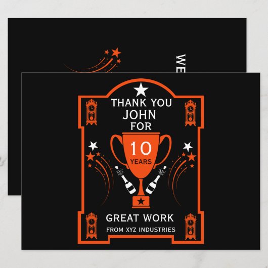 長期就労サービス認定 (正面/裏面)