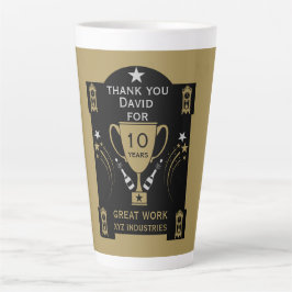 長期就労サービス認定 カフェラテマグ