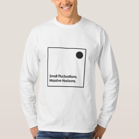 長期投資家 - 小さな変動 Tシャツ (正面)