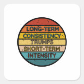 長期的な一貫性が短期的な強度を引き出す スクエアシール (正面)