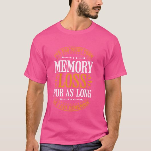 長期記憶喪失の経験 -- Tシャツ (正面)