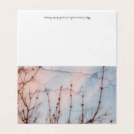 長枝シルエットカード (外部フラット)