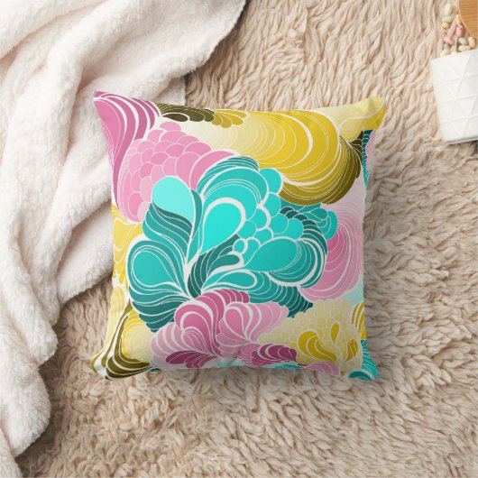 長椅子の枕 クッション (ブランケット)