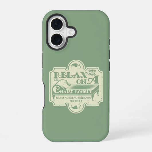 長椅子 iPhone 16ケース (裏面)