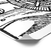 長槍兵照明大砲 ポスター (角)