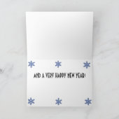 長毛のエキゾチック猫メリークリスマスカード シーズンカード (内部)