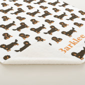 長毛ダシュントパーソナライズされた毛布 – 犬 シェルパブランケット (3/4)