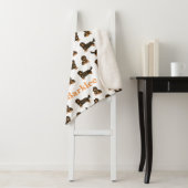 長毛ダシュントパーソナライズされた毛布 – 犬 シェルパブランケット (インサイチュ)