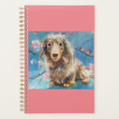 長毛ダックシュントinさくらんぼ花プランナー プランナー手帳 (正面)