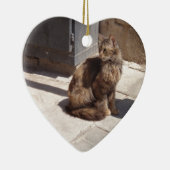 長毛ペルシャ猫ペトラ セラミックオーナメント (右)