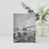 長江の汽船ウラジオストク ポストカード (スタンド正面)