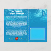 長江フィナーレスポアズは絶滅危惧種である。 ポストカード (正面)