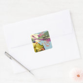長江中国の旅行ポスター1930 スクエアシール (封筒)