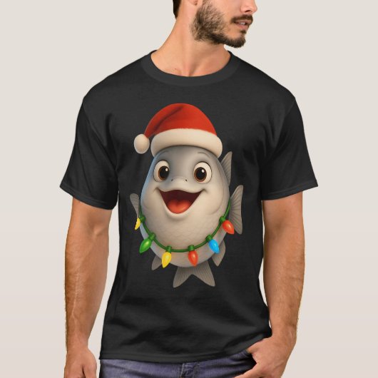 長生きして釣りをしよう Tシャツ (正面)