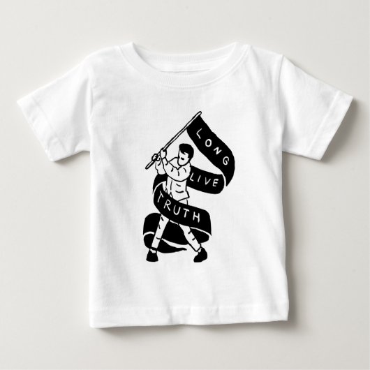 長生きの真実 ベビーTシャツ (正面)