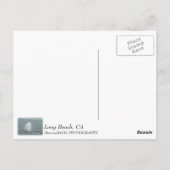 長素晴らしビーチ鯨葉書! ポストカード (裏面)