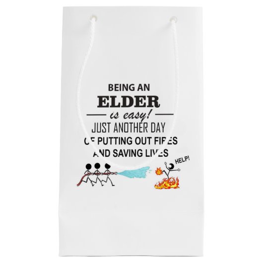 長老さん、ありがとう！ スモールペーパーバッグ (正面)