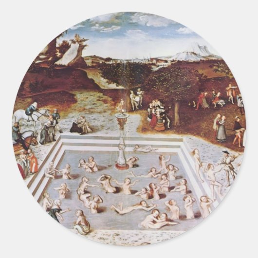 長老のルカス・クランチ – 若者の泉 ラウンドシール (正面)