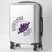 長老エルダーベリおもしろいーのフードパンを尊重 シール (スーツケース)