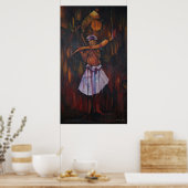 長老キャンバス印刷の角 ポスター (キッチン)