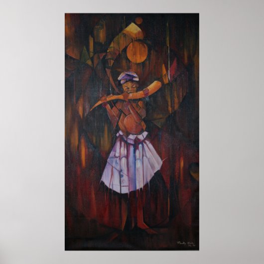 長老キャンバス印刷の角 ポスター (正面)