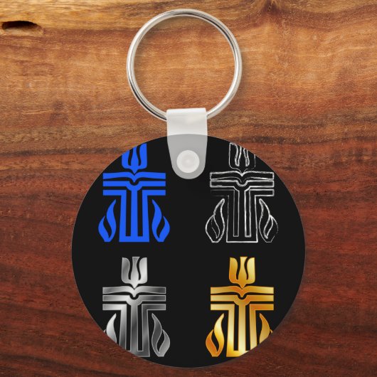 長老主義宗教の象徴 キーホルダー (正面)
