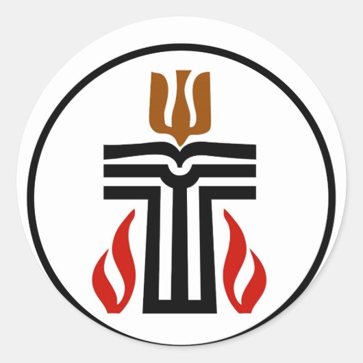 長老主義宗教の象徴 ラウンドシール (正面)