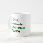 長老派の女性たち コーヒーマグカップ (正面左)