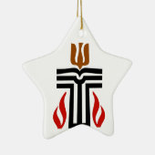 長老派の宗教の記号 セラミックオーナメント (右)