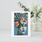 長花政治家 ポストカード (スタンド正面)