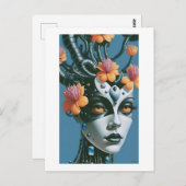 長花政治家 ポストカード (正面/裏面)