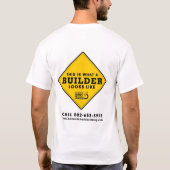 長袖のティー Tシャツ (裏面)