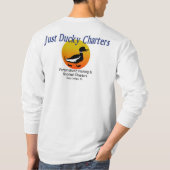 長袖の無謀な監視 Tシャツ (裏面)