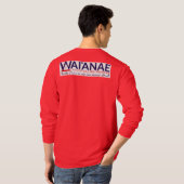 長袖コットンTシャツ Tシャツ (裏面フル)