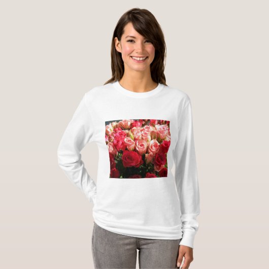 長袖バラT Tシャツ (正面フル)